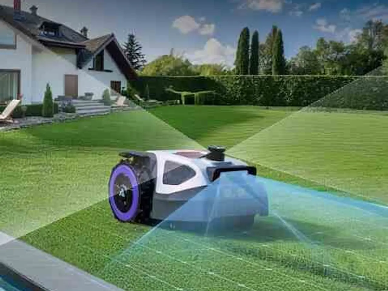 Billede 1 - Anthbot M5 Lidar robotplæneklipper 500M2
