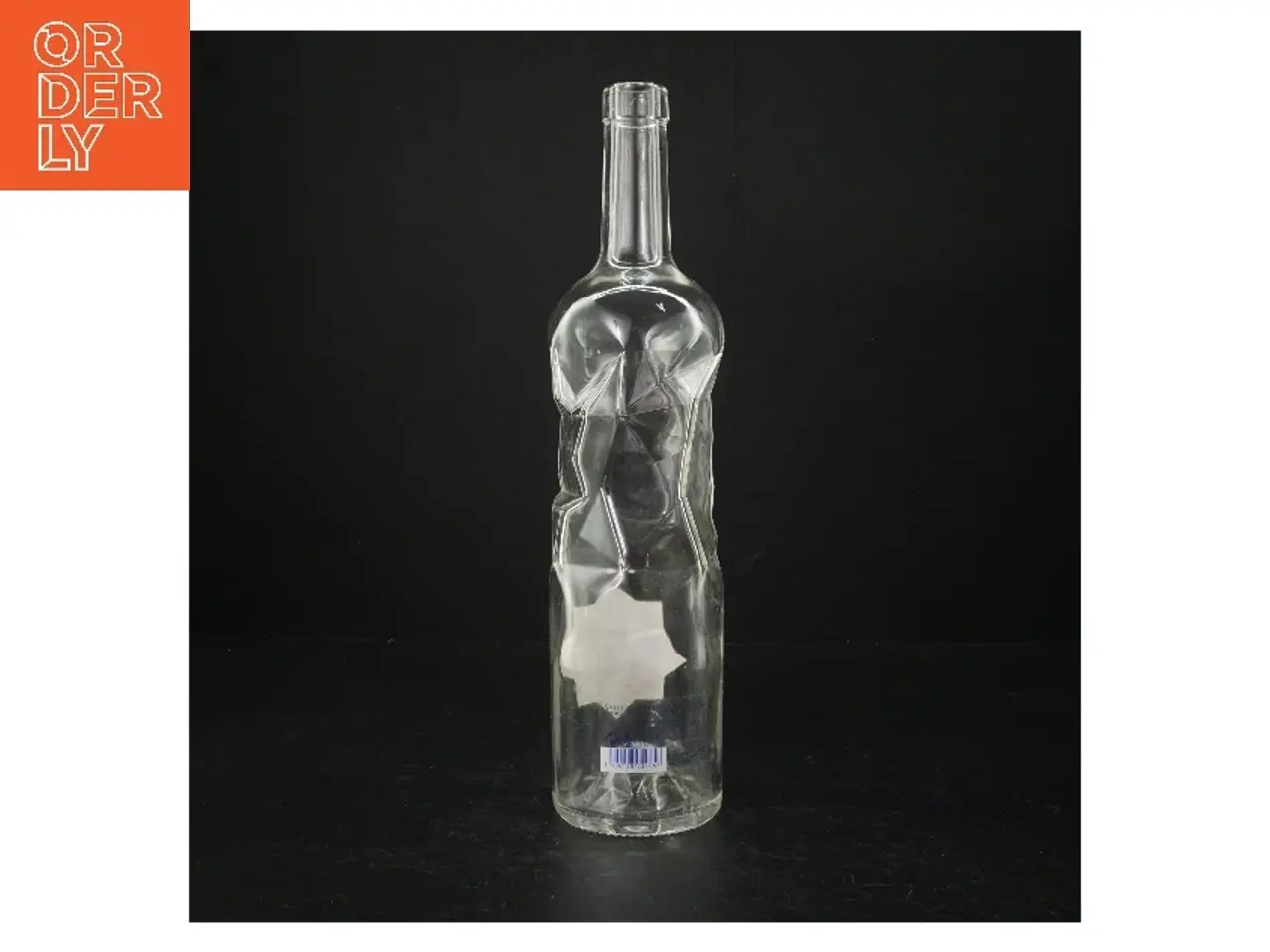 Billede 2 - Dekorativ tom glasflaske (str. 75 cl)