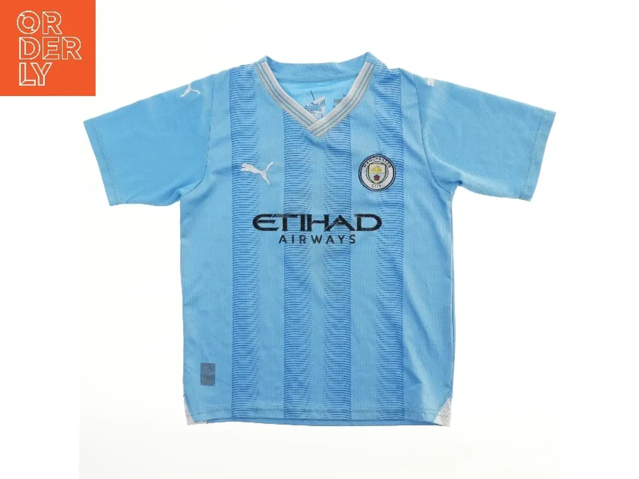 Billede 1 - Manchester City Haaland Puma Fodboldtrøje (str.  42x55 cm)