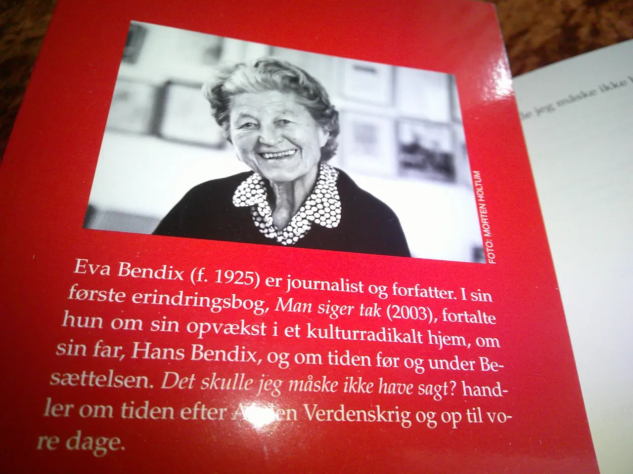 Billede 2 - Det skulle jeg måske ikke have sagt?, Eva Bendix