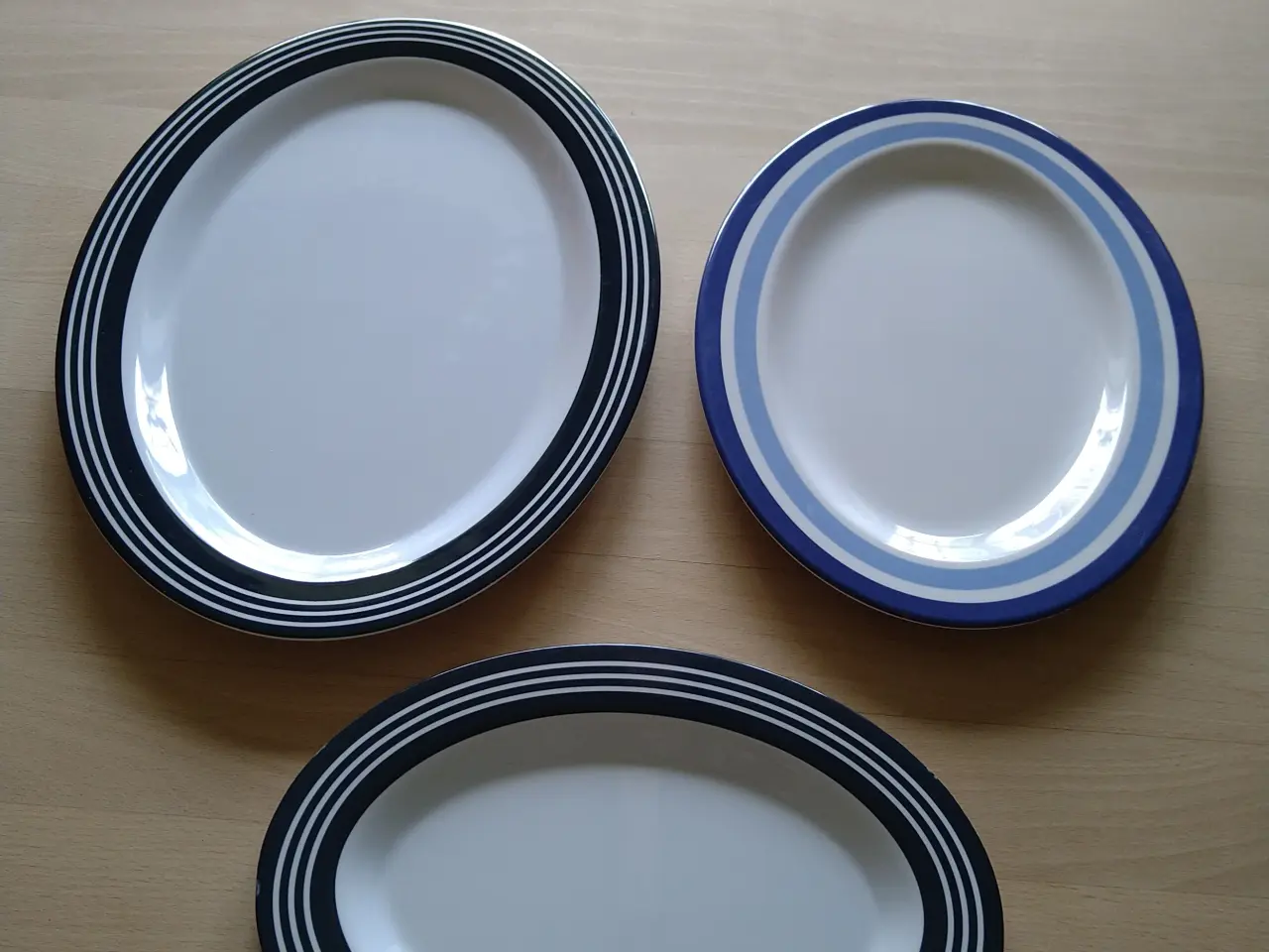 Billede 1 - Ovale fade 3 stk
