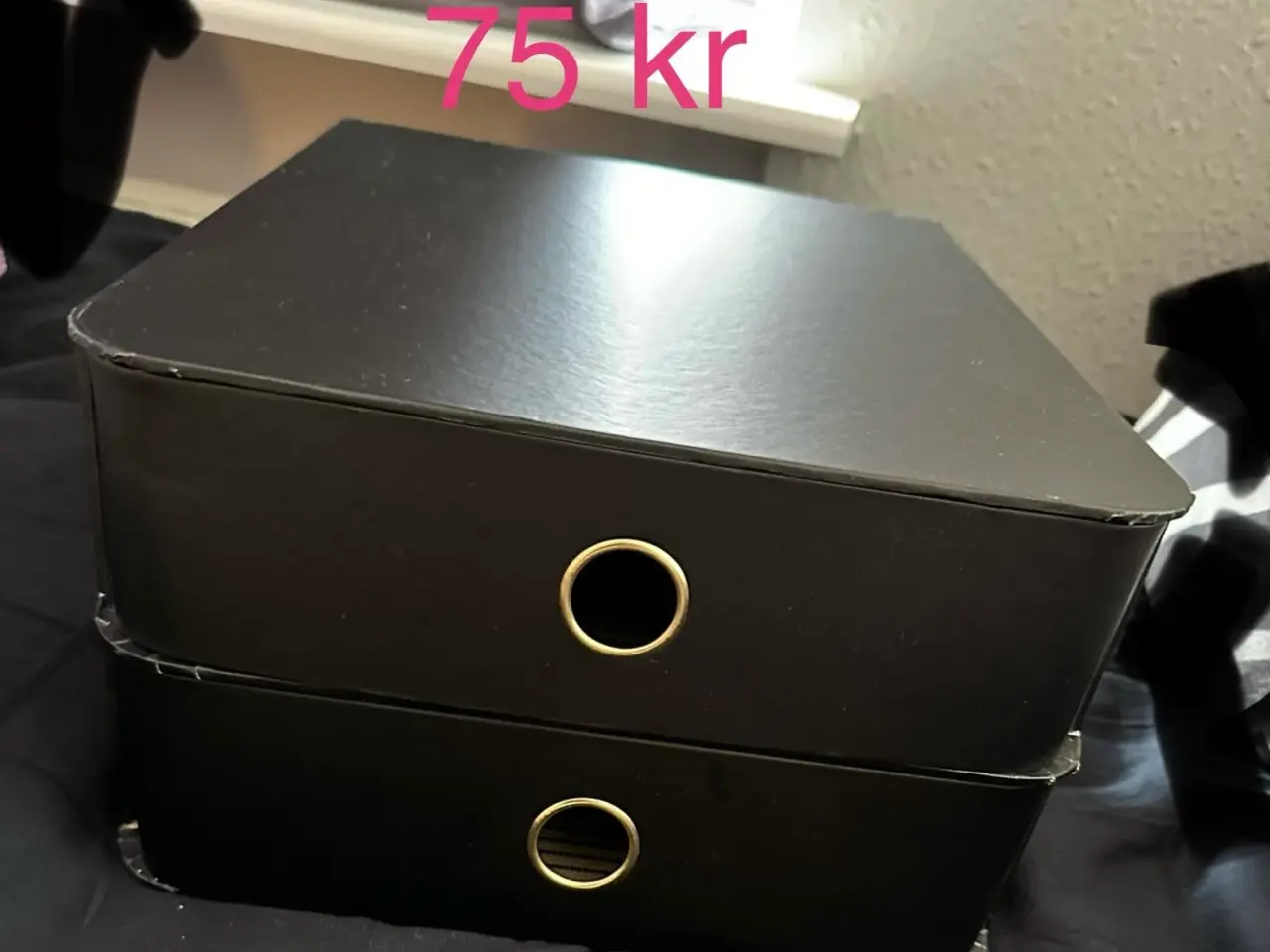 Billede 1 - kasse sort skuffe