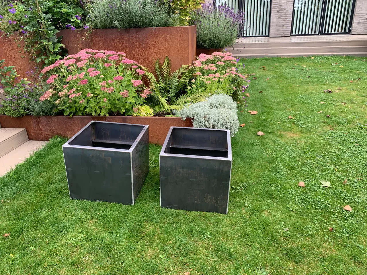 Billede 2 - Corten plantekasser 6 stk