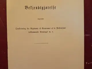 Bekendtgørelse 