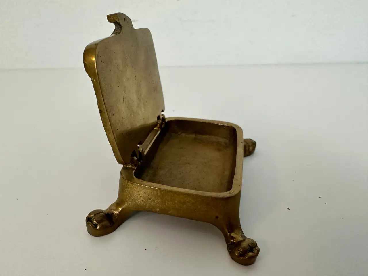 Billede 5 - Vintage pilleæske / skrin i messing