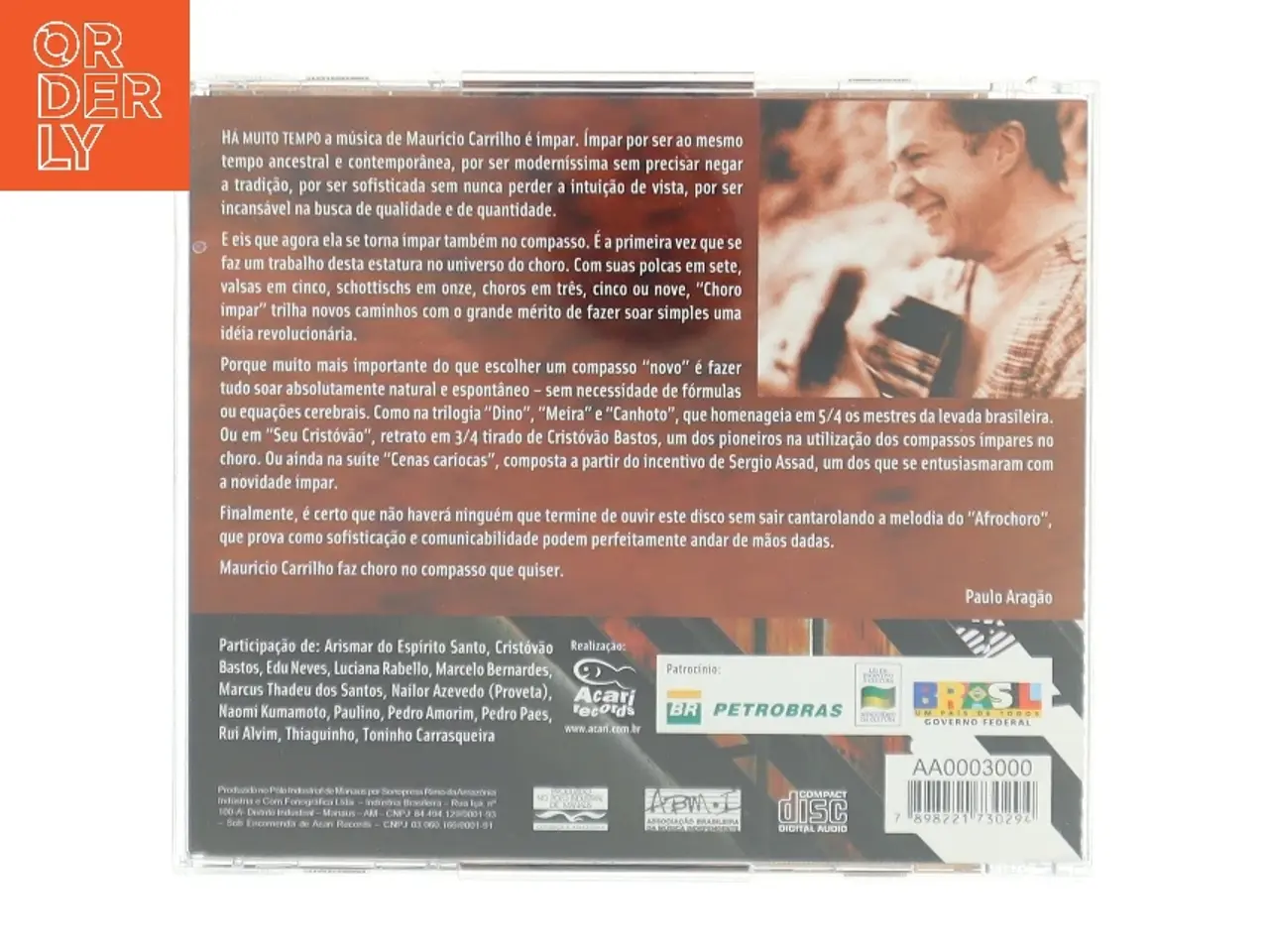 Billede 2 - CD 'Choro Impar - Mauricio Carrilho'
