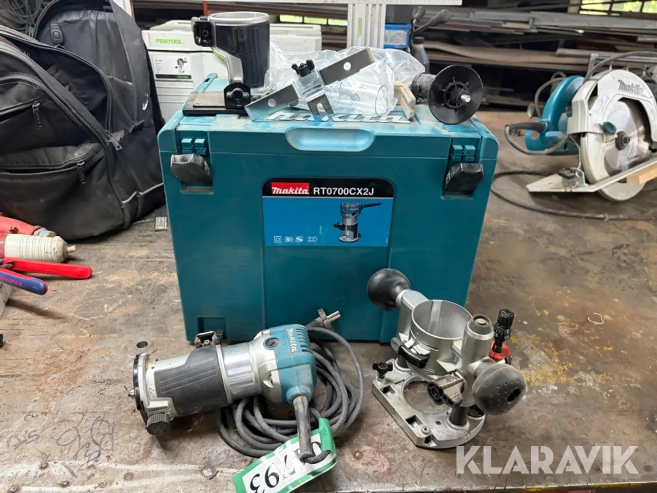 Billede 2 - Overfræser Makita RT0700CX2J