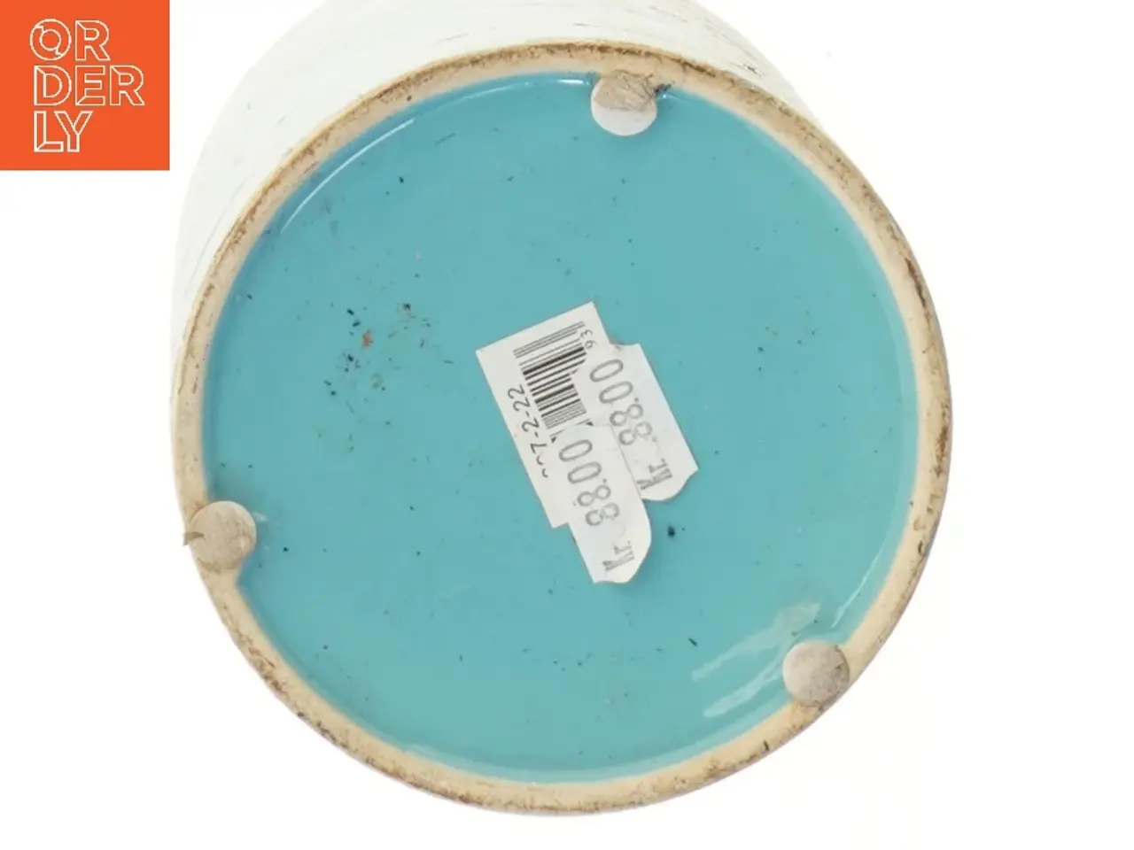 Billede 3 - Turkis vase (str. 22 cm)