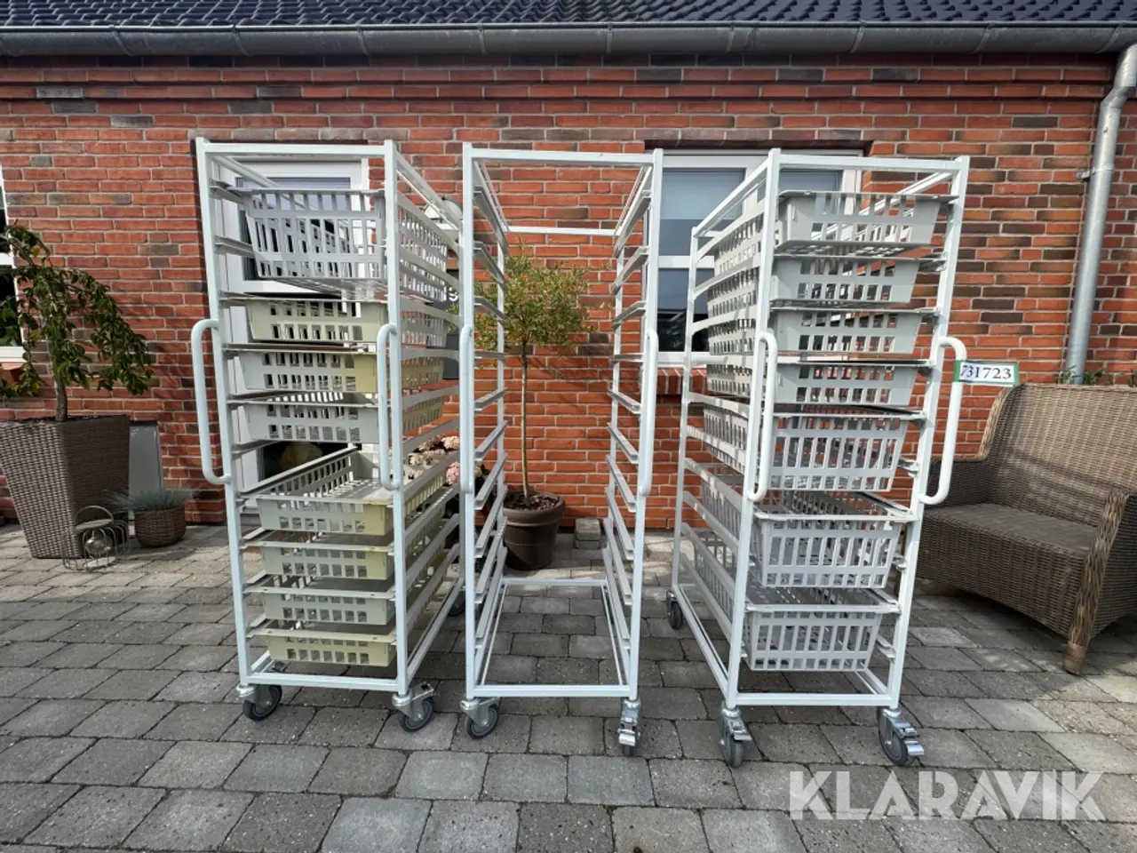 Billede 5 - Tårnevogne - Rullevogne FOHO 11251 3 styks - med bakker