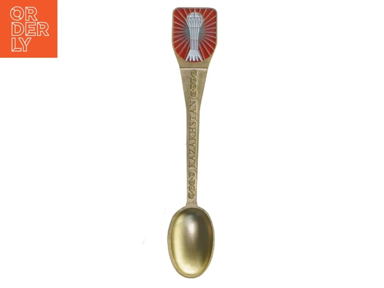 Billede 2 - Souvenir ske fra Kazakhstan (str. 12 cm)