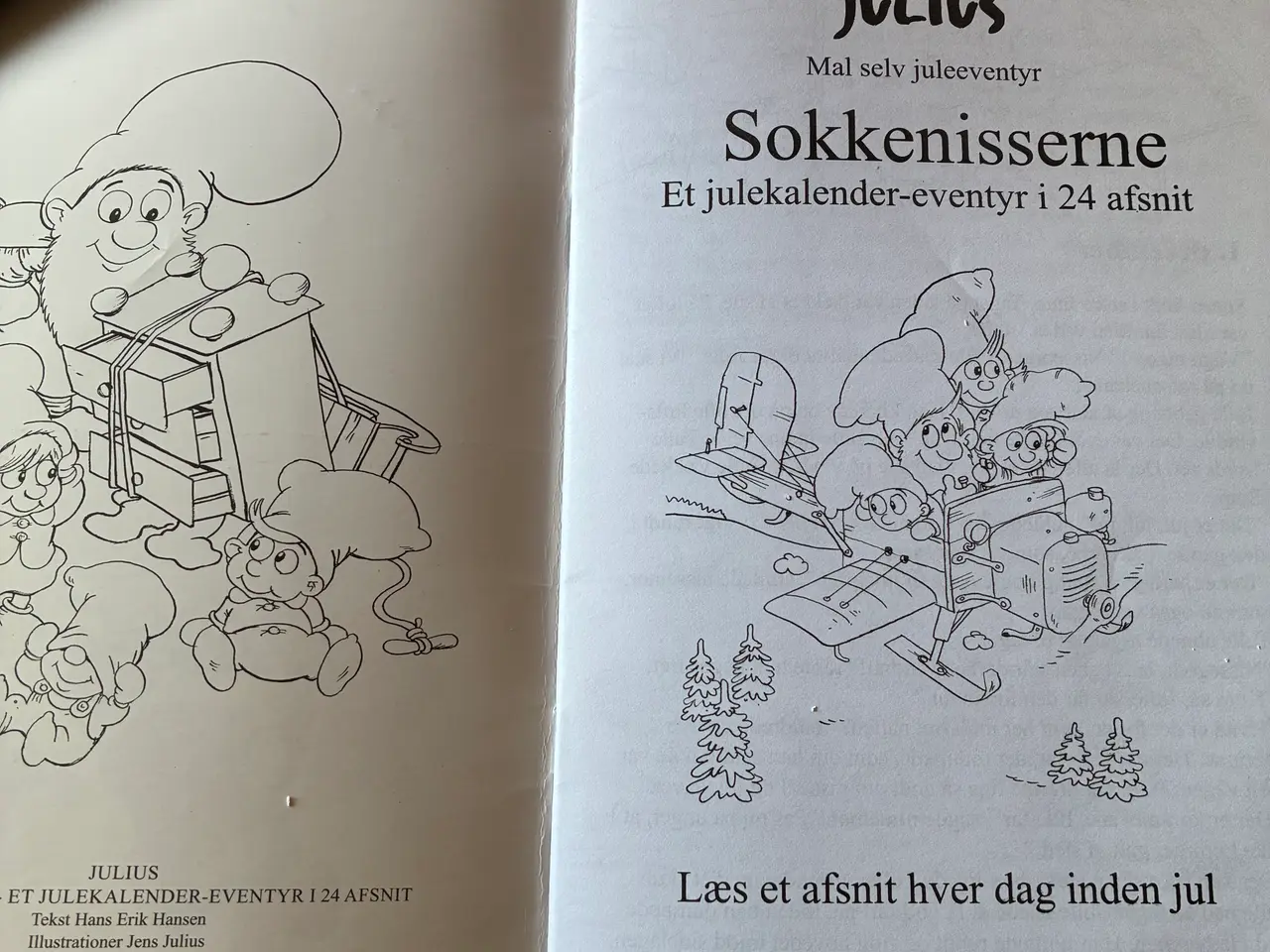 Billede 3 - Julekalender, mal selv + eventyr i 24 afsnit