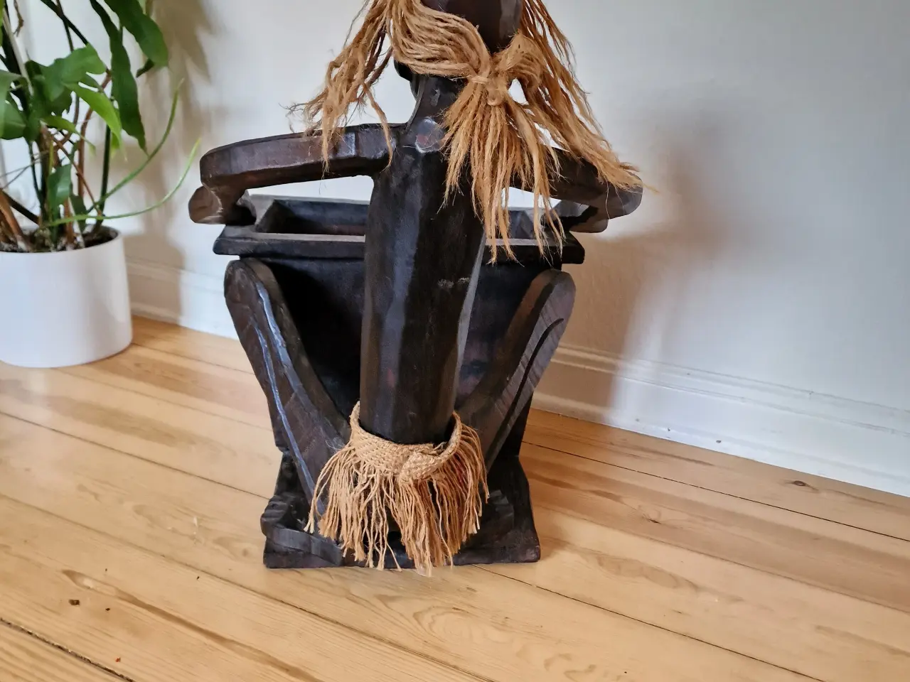 Billede 3 - Vintage håndskåret aboriginal figur.