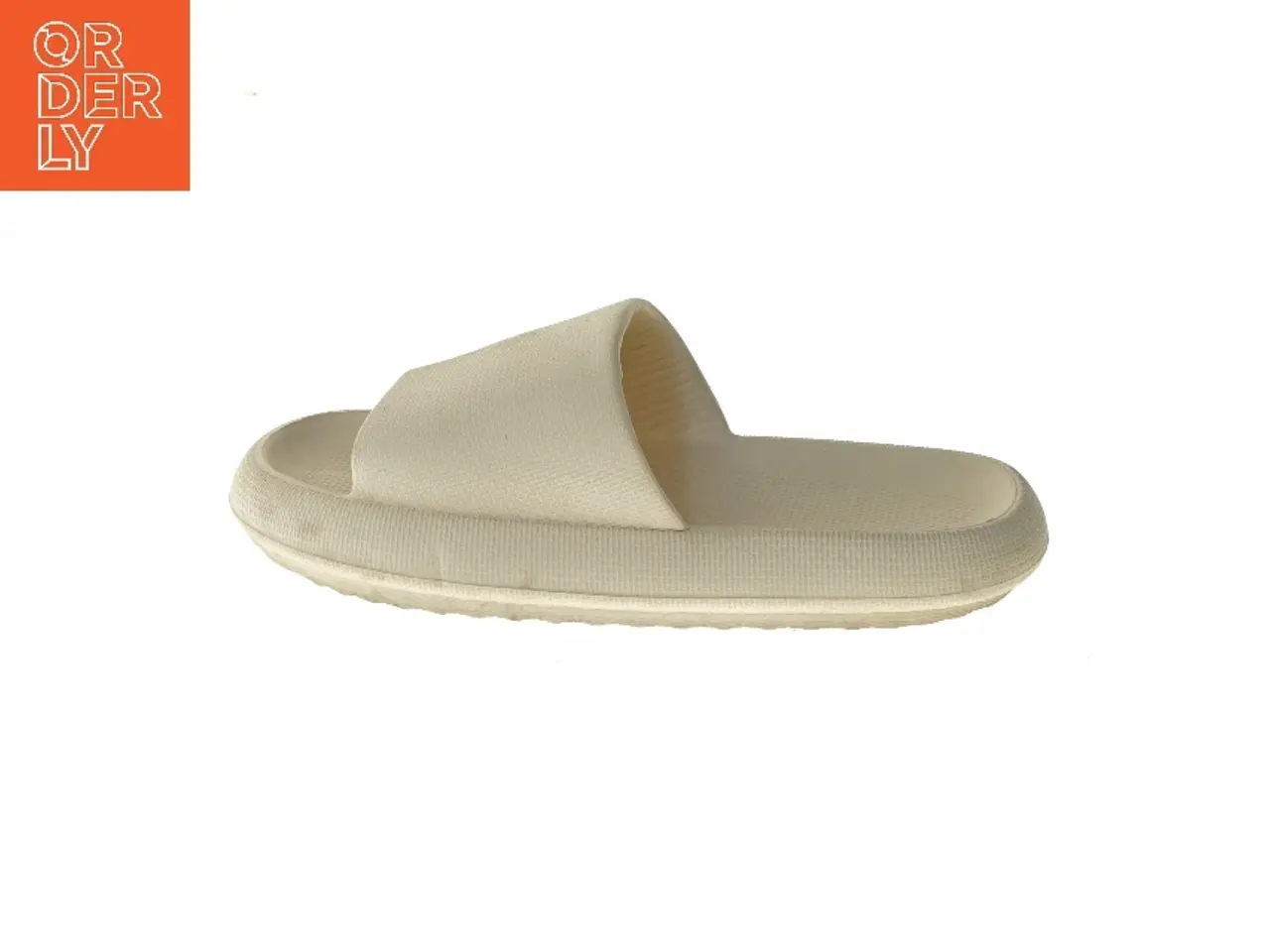 Billede 1 - Cremefarvede hjemmesko (str. 40-41 cm)
