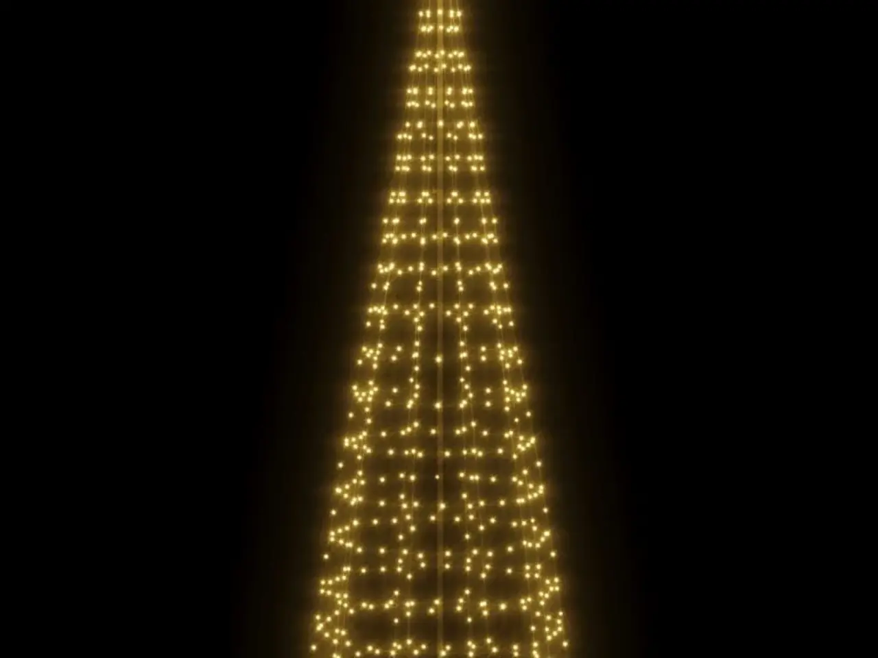 Billede 3 - LED-juletræ med spyd 570 LED'er 300 cm varmt hvidt lys