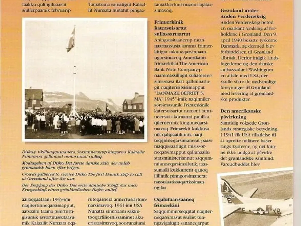 Billede 4 - Grønland Amerikanerudgaven - 3 stemplede miniark