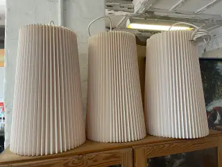 Plisé loftlamper