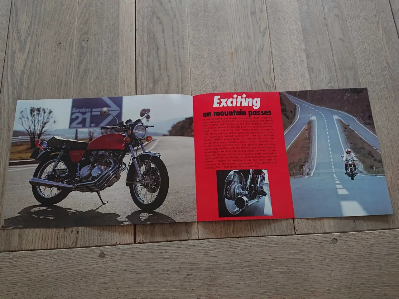 Billede 2 - org.Honda CB400Four brochure