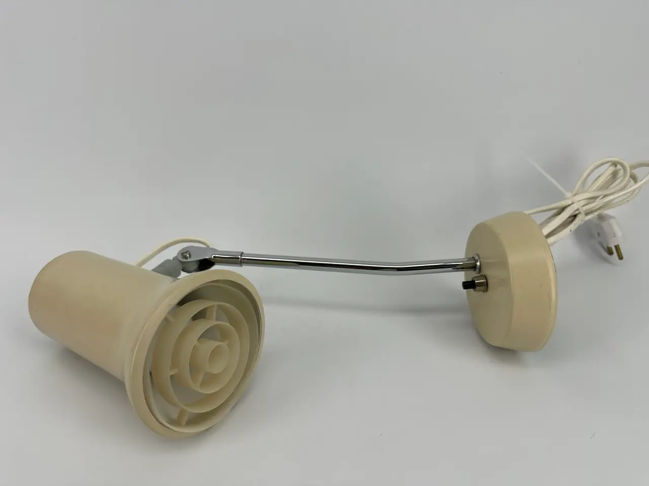 Billede 7 - Retro bordlampe, cremefarvet