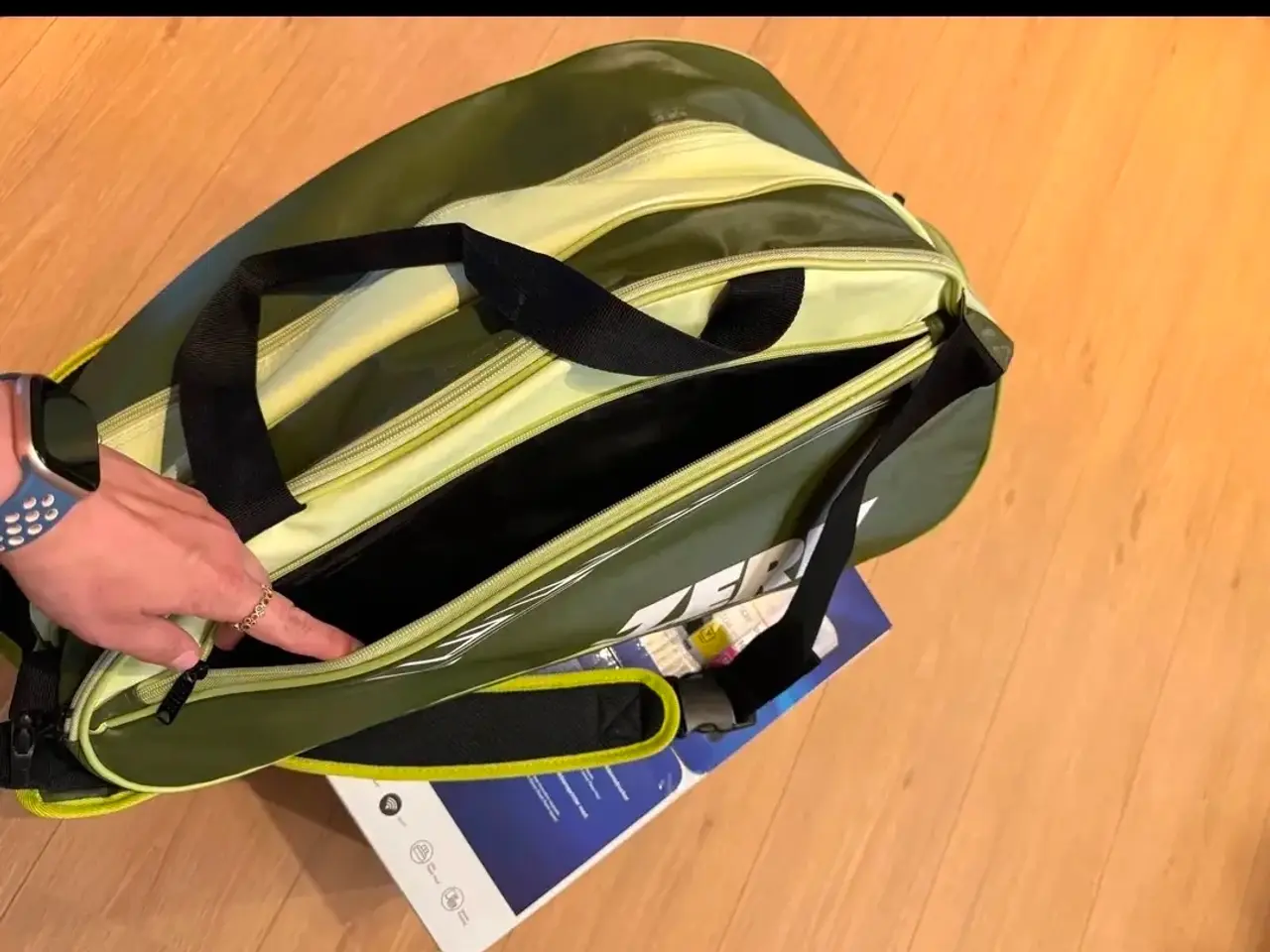 Billede 4 - ZERV Superb Elite Padel Bag Dark Green