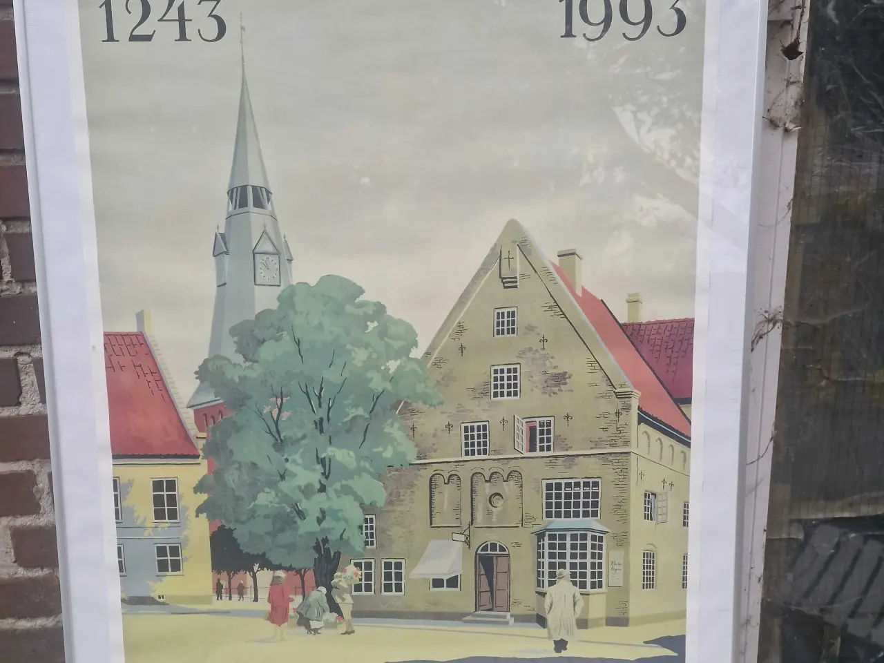 Billede 1 - TØNDER 1243 1993 jubilæumsplakat 