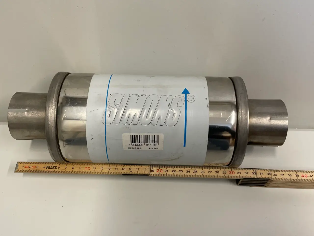 Billede 1 - Simons 2.5” lyddæmper rustfri