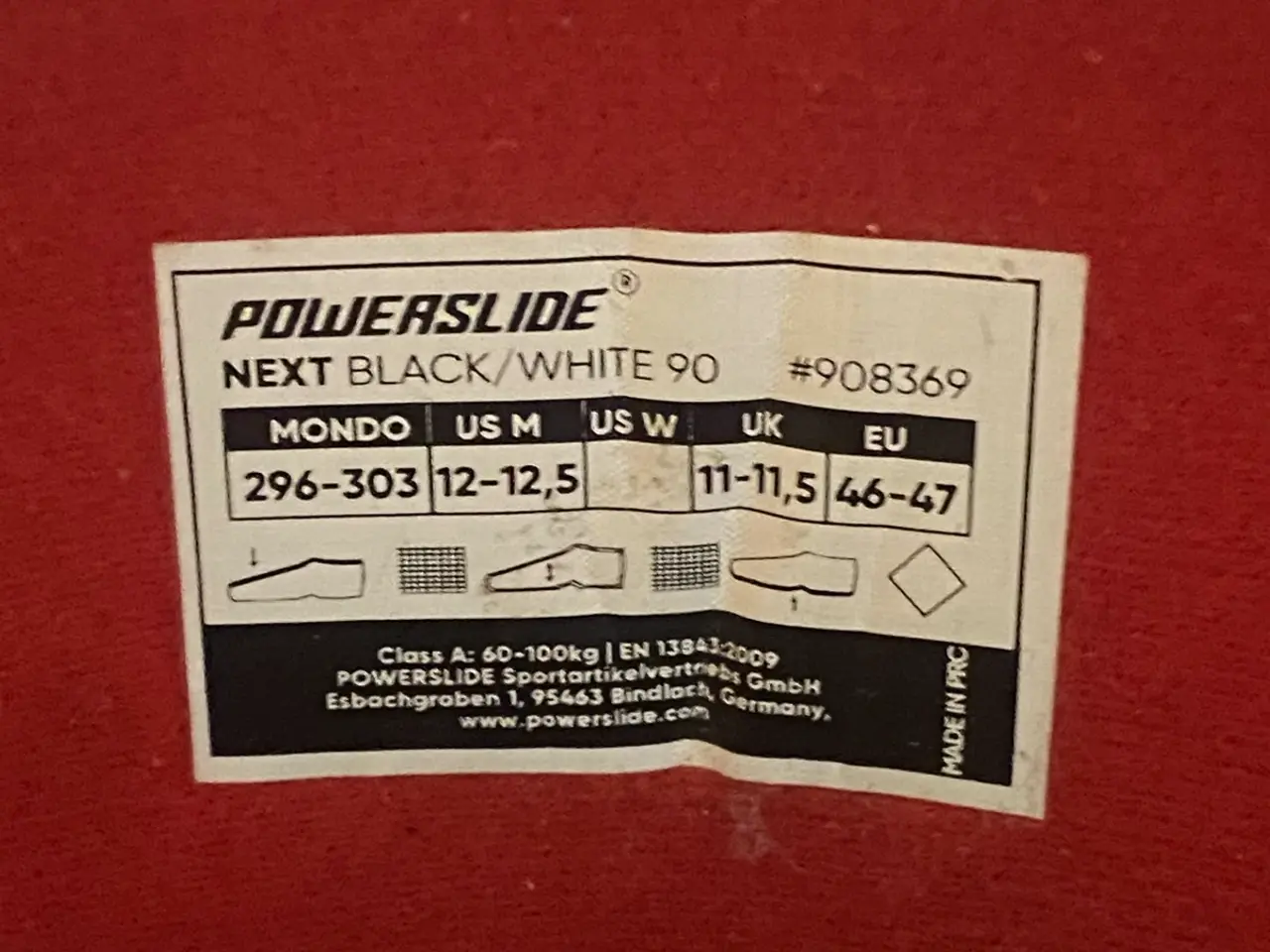 Billede 5 - Powerslide Next Black/White 90 rulleskøjter 
