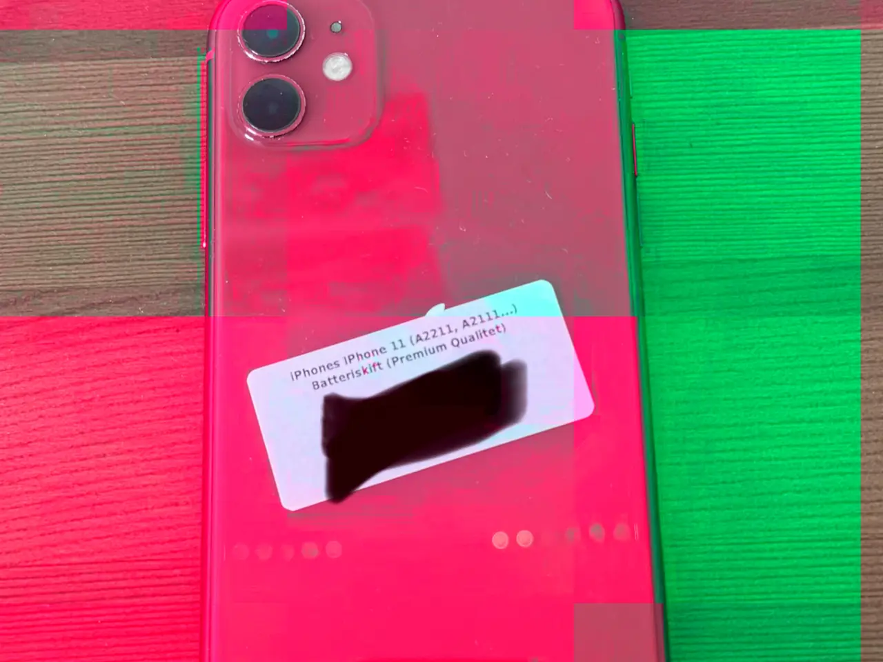 Billede 1 - IPhone 11 128 GB rød pris 1899 kr