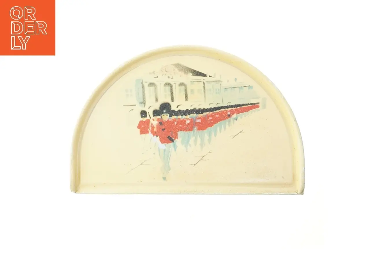 Billede 1 - Vintage spisebakke til børn med motiv af livgarden (str. 44x29 cm)