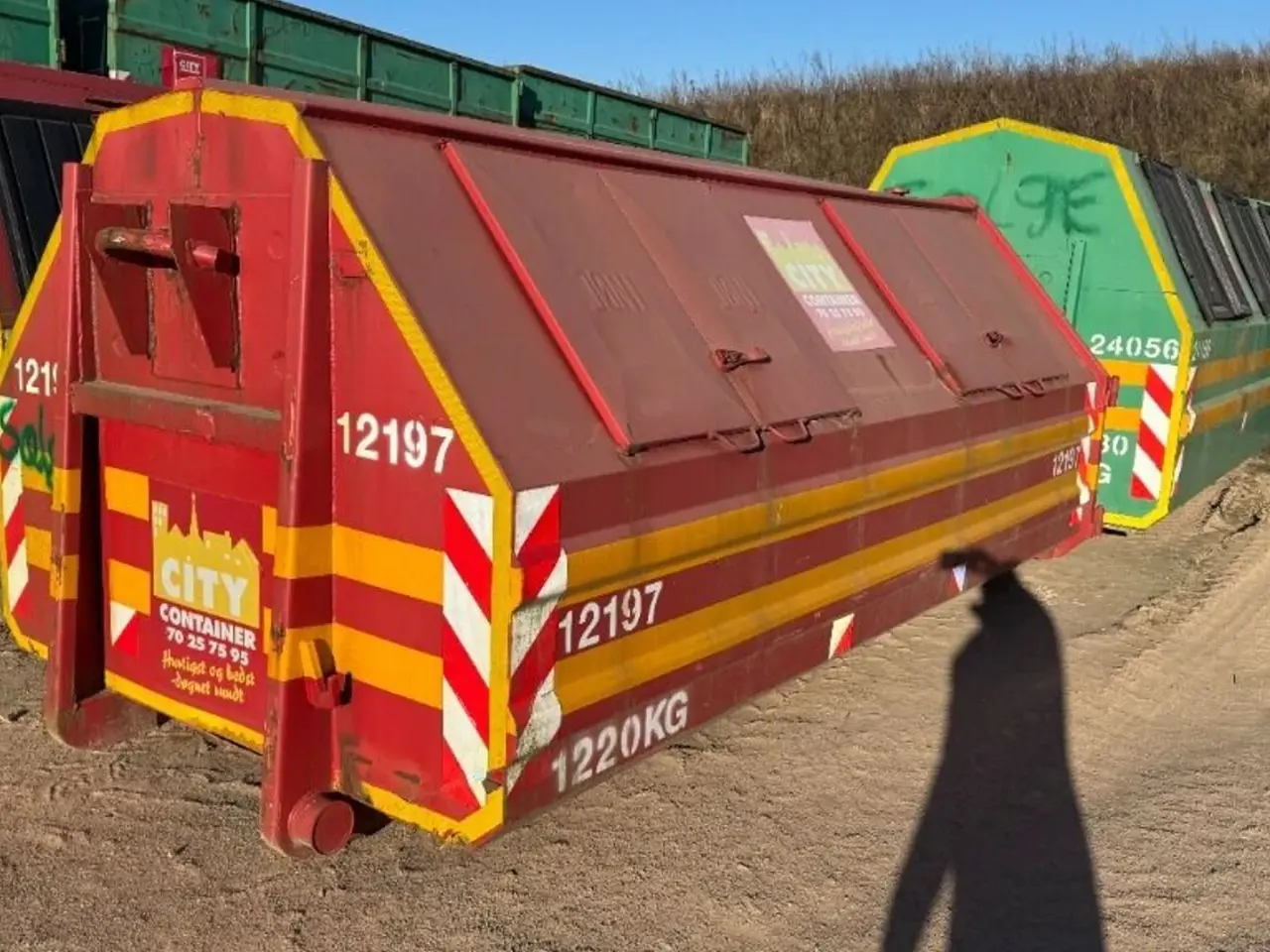 Billede 1 - 1 x 12m3 lukket container og 2 x 24m3 lukket containere