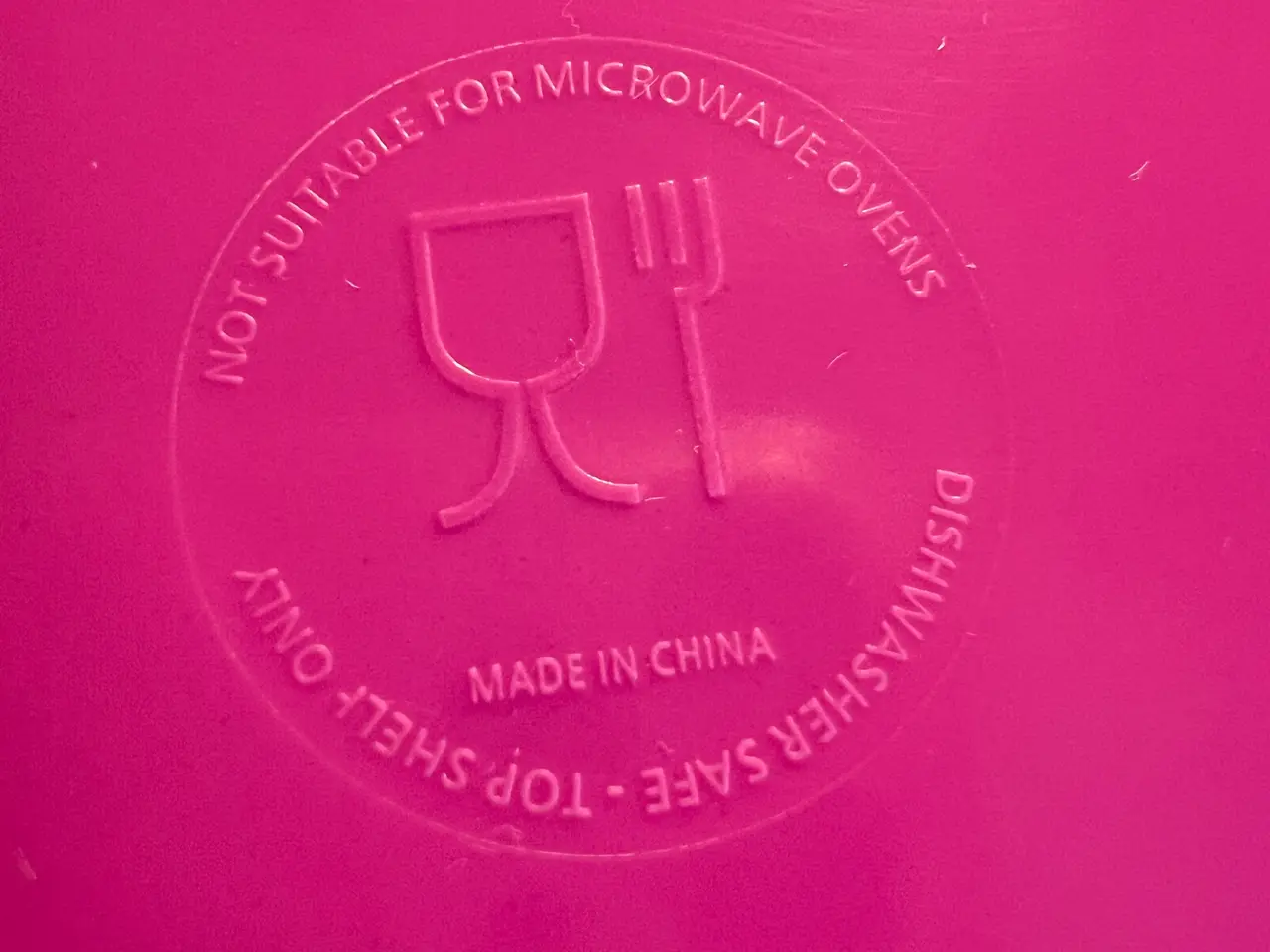 Billede 5 - Hot Pink Serveringsbakke. Rund. 