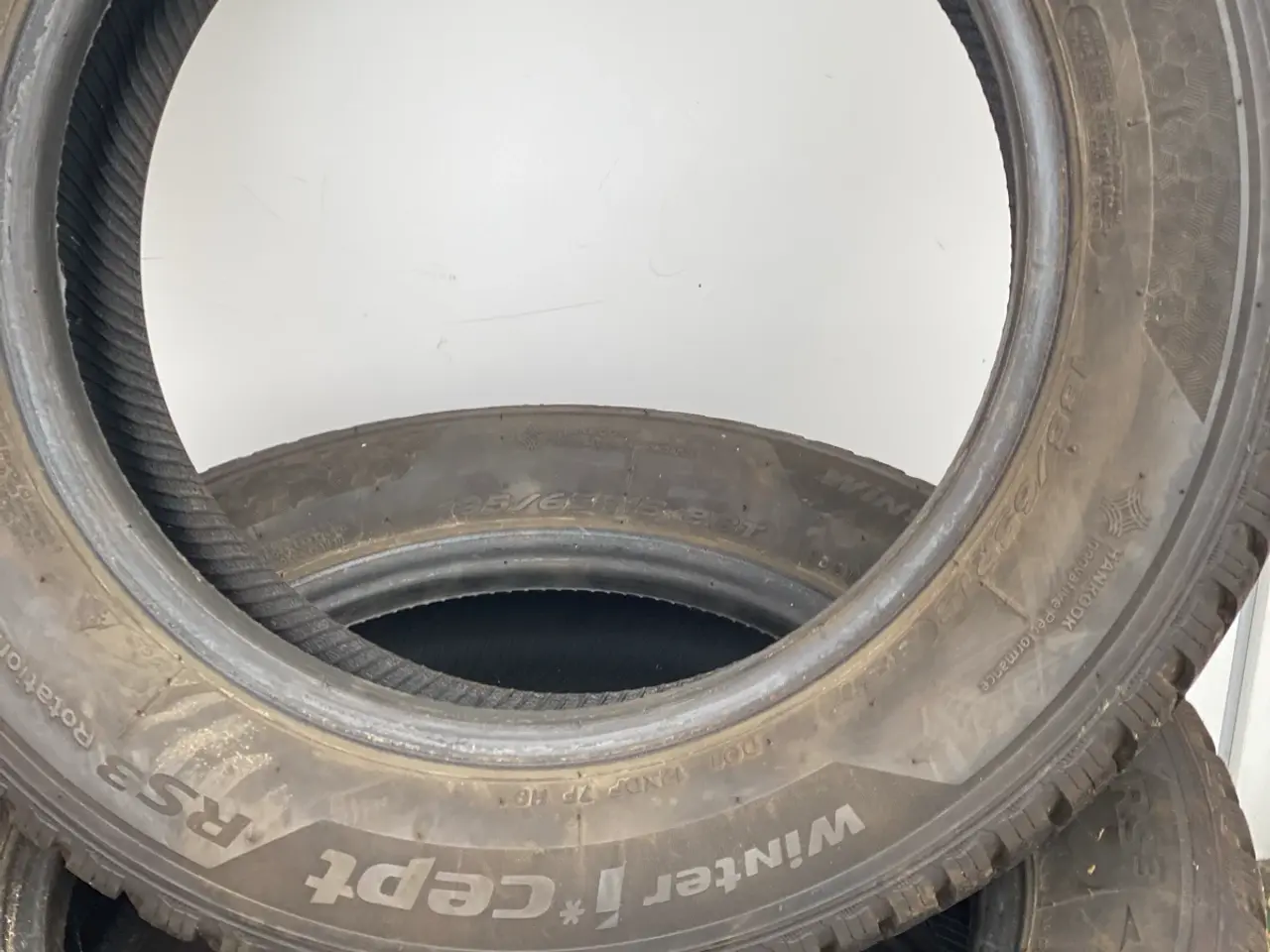 Billede 5 - Hankook 185/65/R15 vinterdæk Boltmønster 8 mm Kun