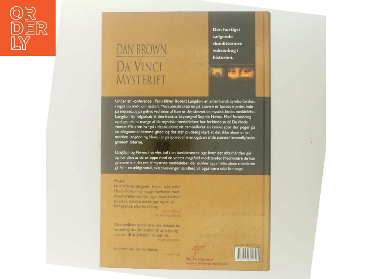 Billede 3 - Da Vinci Mysteriet af Dan Brown (Bog)