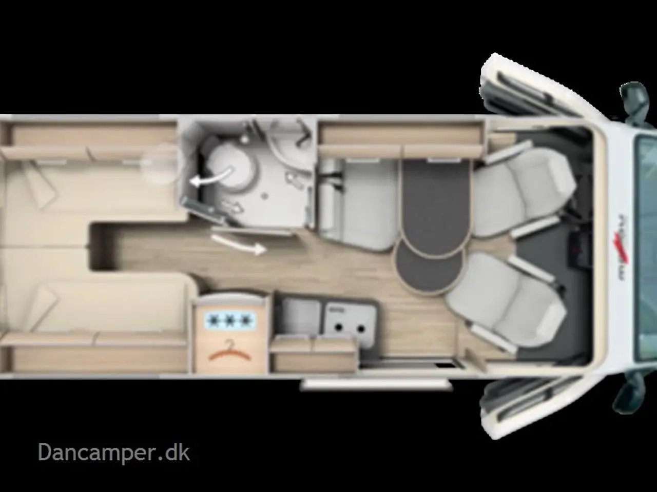 Billede 24 - 2019 - Carthago van 640 LE Chaming   Carthago Charming, Luksusvan godt udstyret - Enkeltsengsmodel. 150Hk Automatgear - Solcelle - inverter mm.