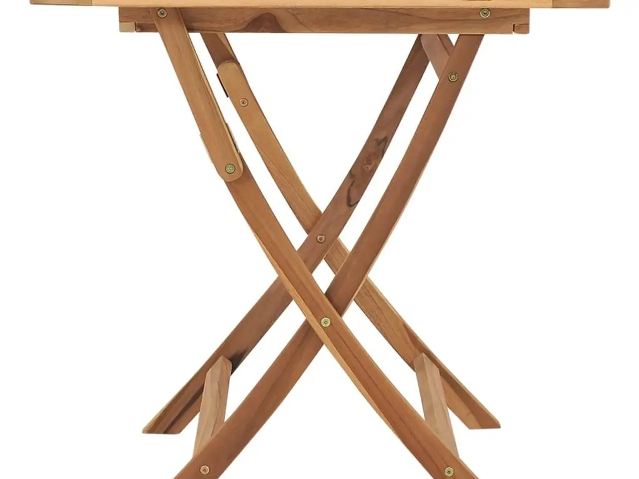 Billede 3 - Foldbart havebord i massivt teaktræ - 120 × 70 × 75 cm