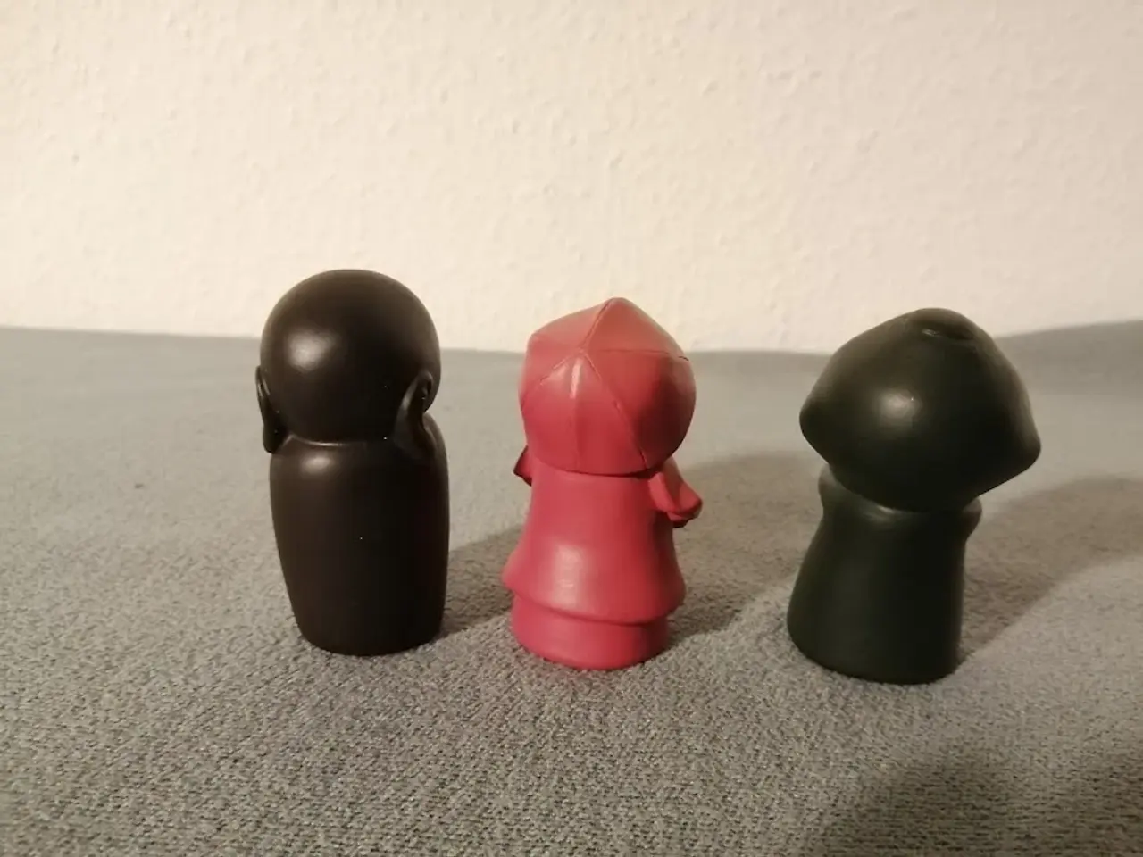 Billede 5 - 3 Smukke Japanske Praying Jizo Figurer
