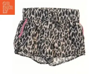 Shorts med leopardprint og elastik i taljen fra Petit (str. 128)