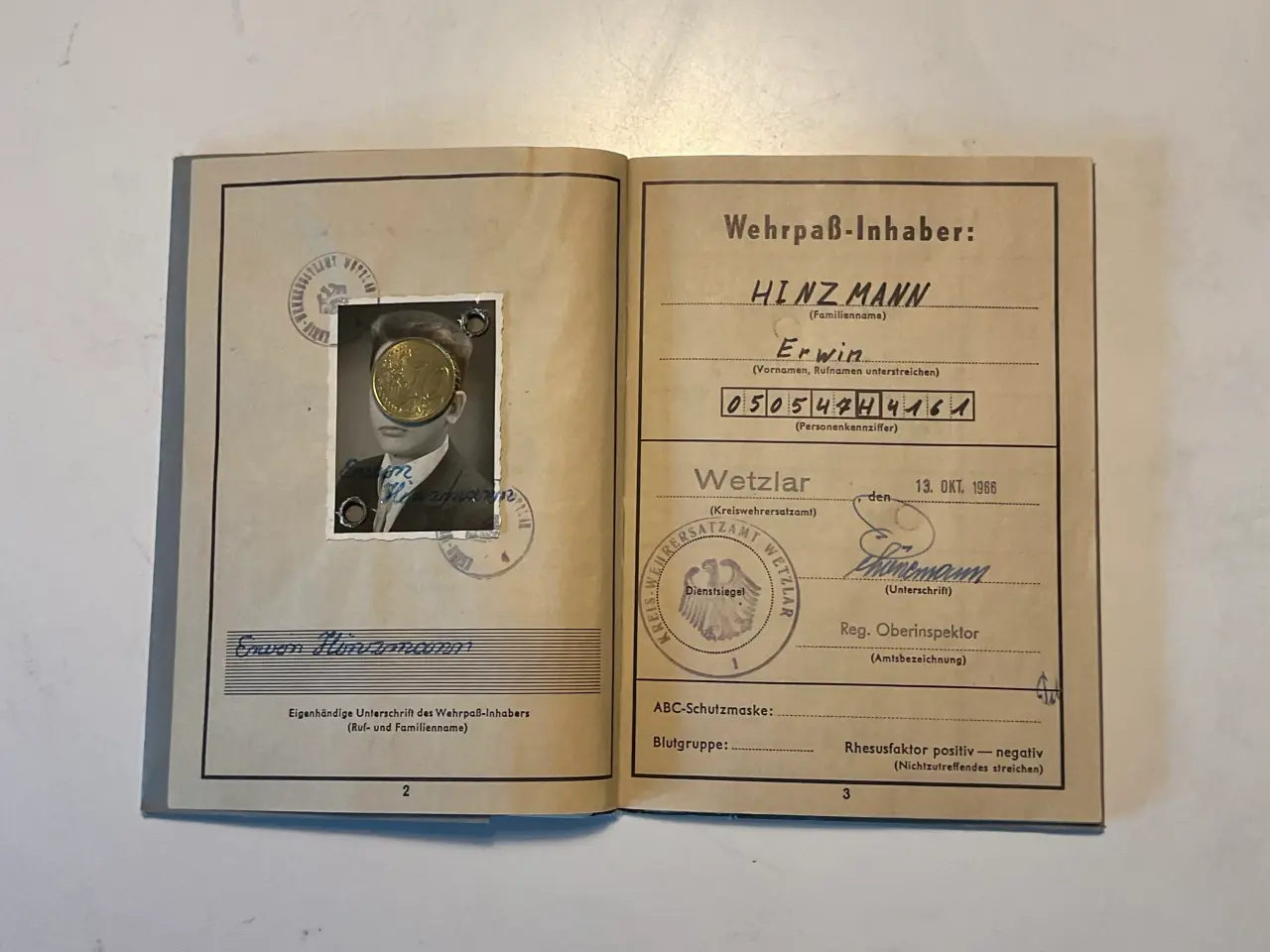 Billede 4 - Ældre tysk Wehrpass