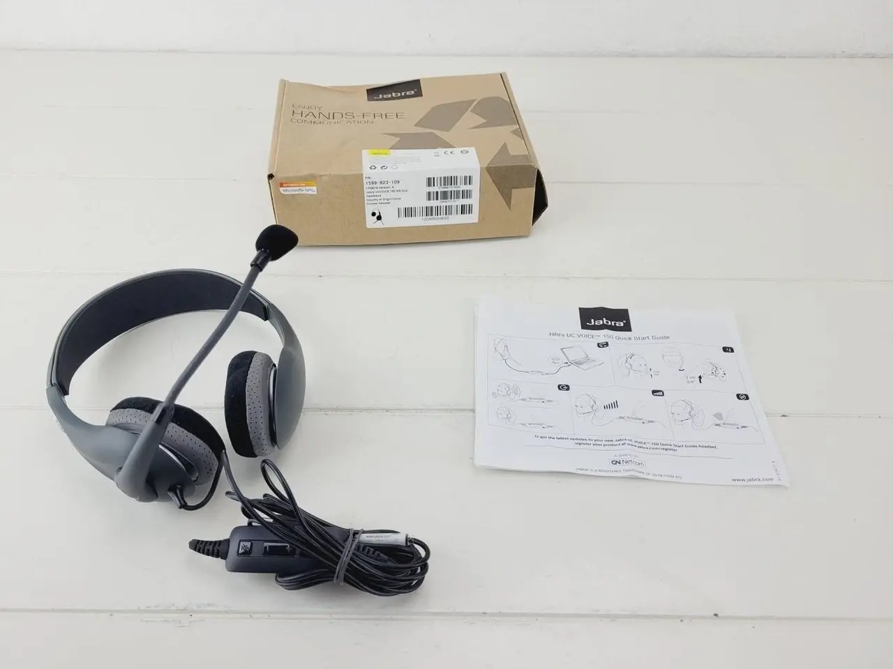 Billede 1 - Jabra UC VOICE 150 MS Duo m. Noise Cancelling