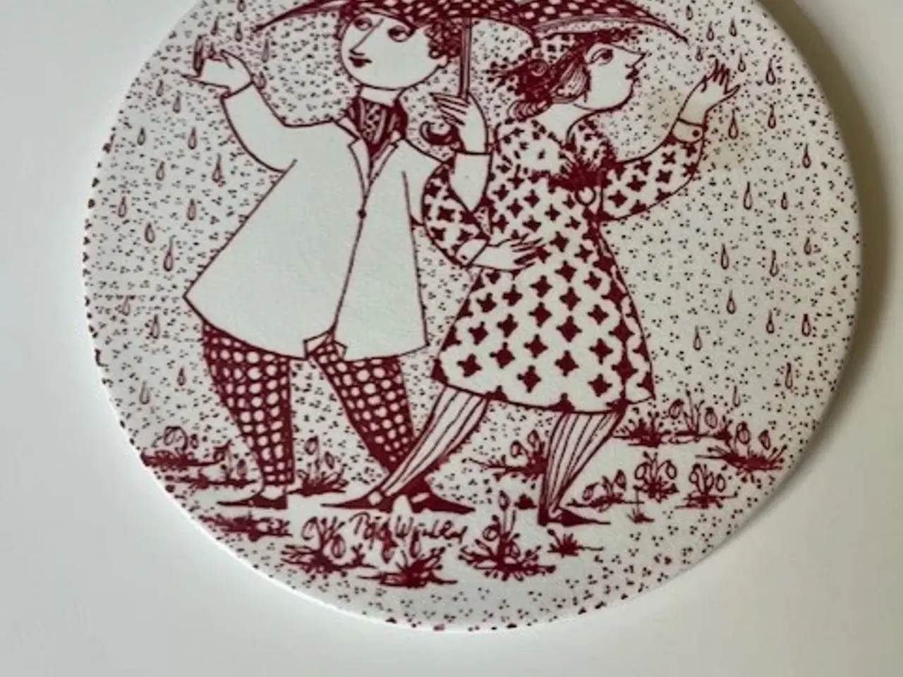 Billede 1 - Bjørn Winblad platter røde