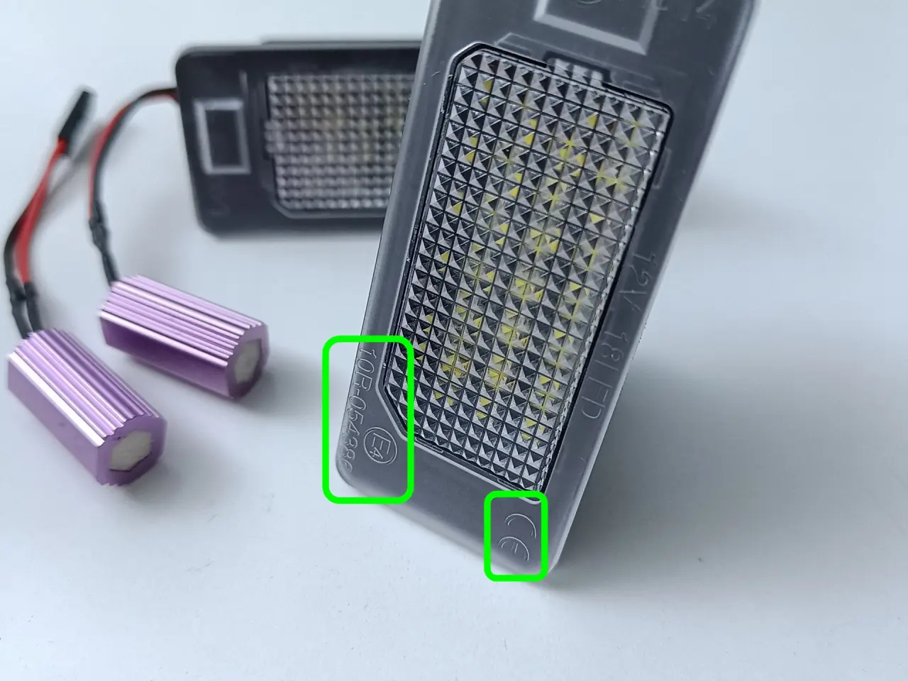 Billede 3 - NY! 36 LED Nummerpladelys Audi / Skoda / Seat / VW