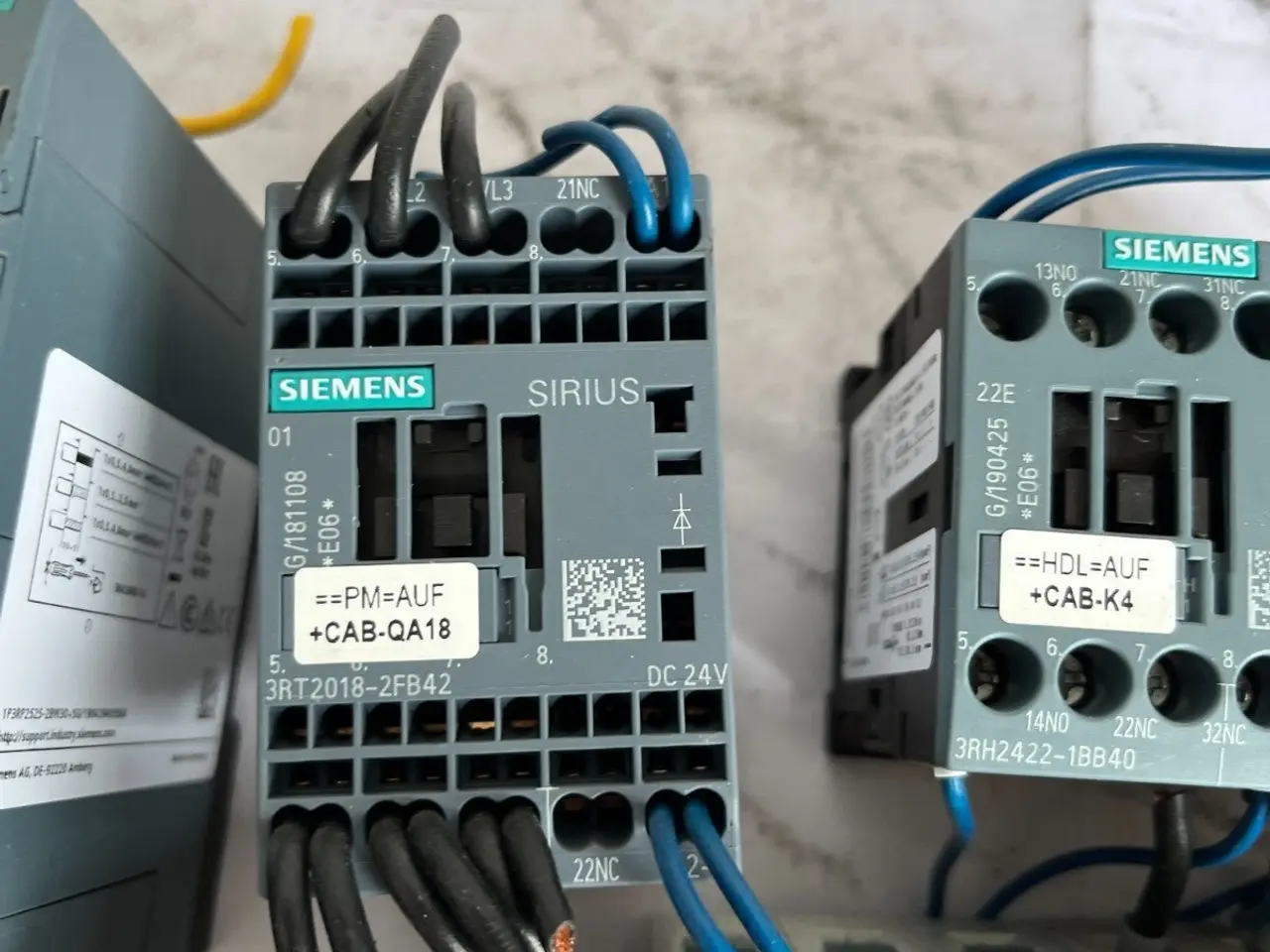 Billede 9 - Siemens Sirius Contactors, Mcbs And Auxiliary /