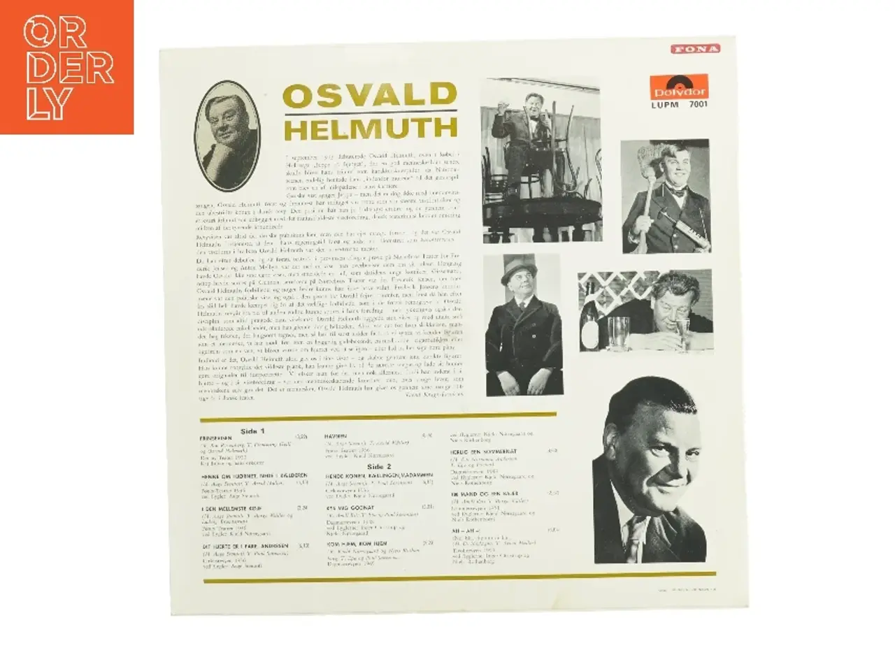 Billede 2 - Osvald Helmuth vinylplade (str. 31 x 31 cm)