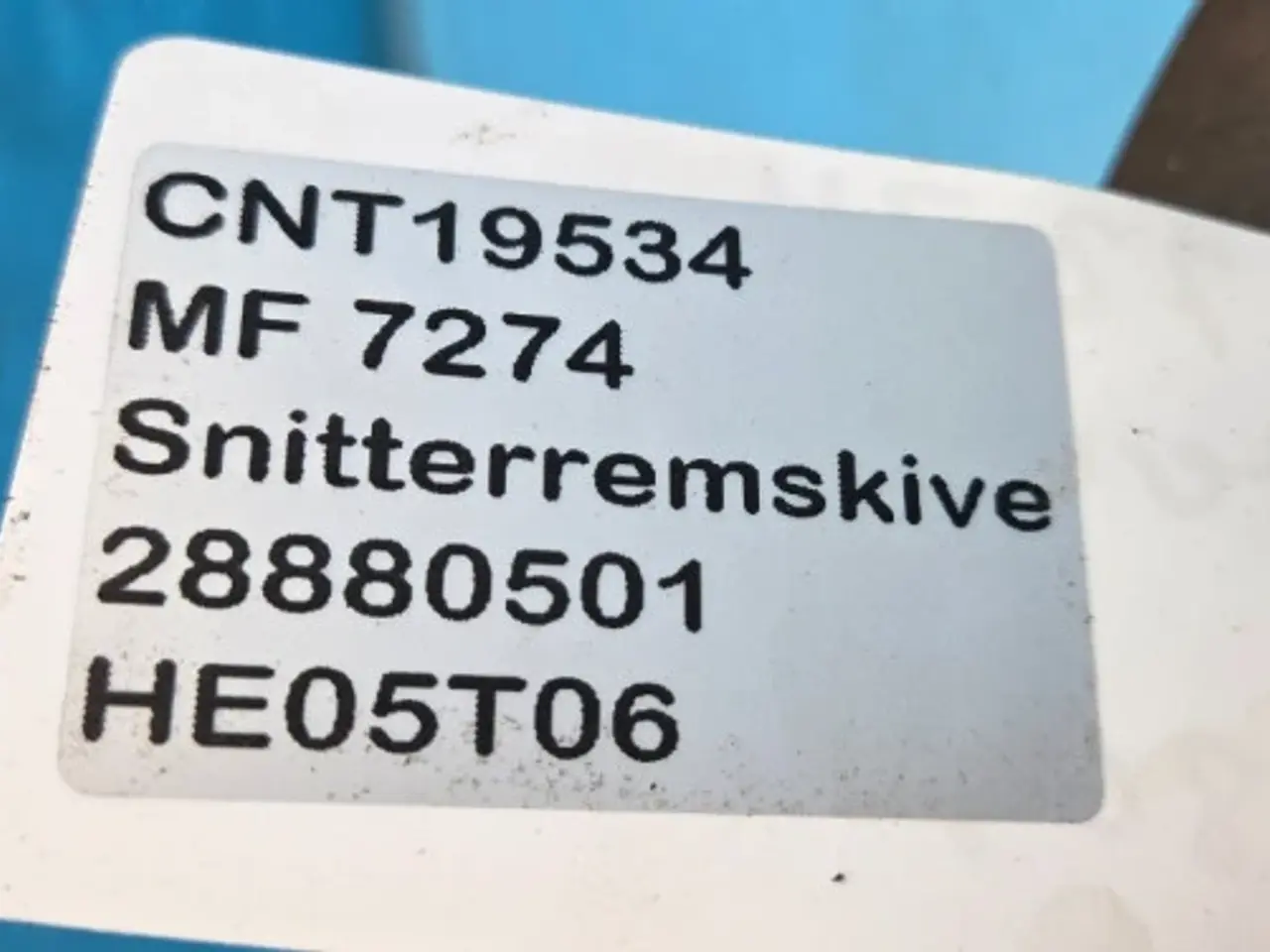 Billede 10 - Massey Ferguson 7274 Remskive 28880501
