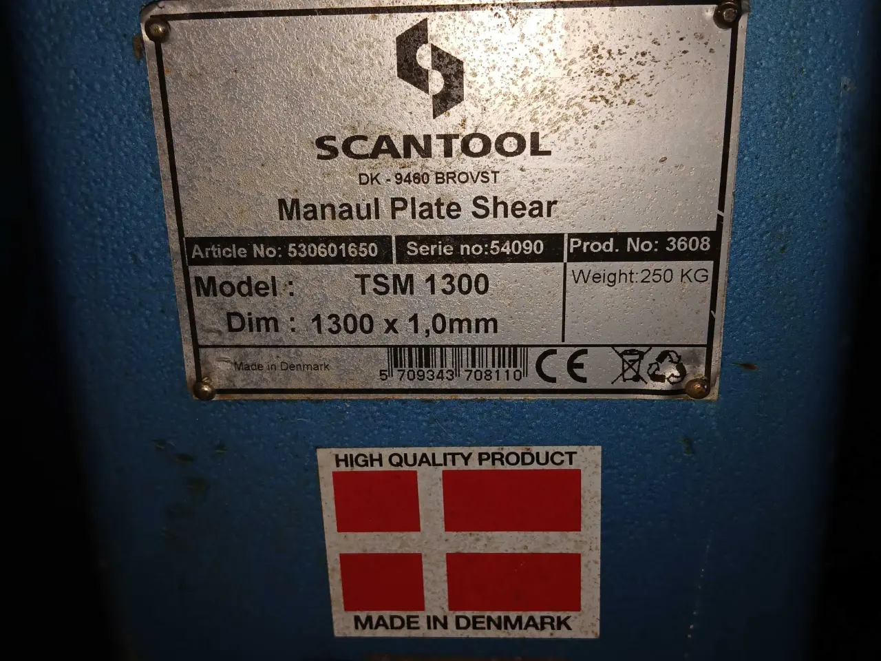 Billede 3 - scantool pladeklipper manuelt