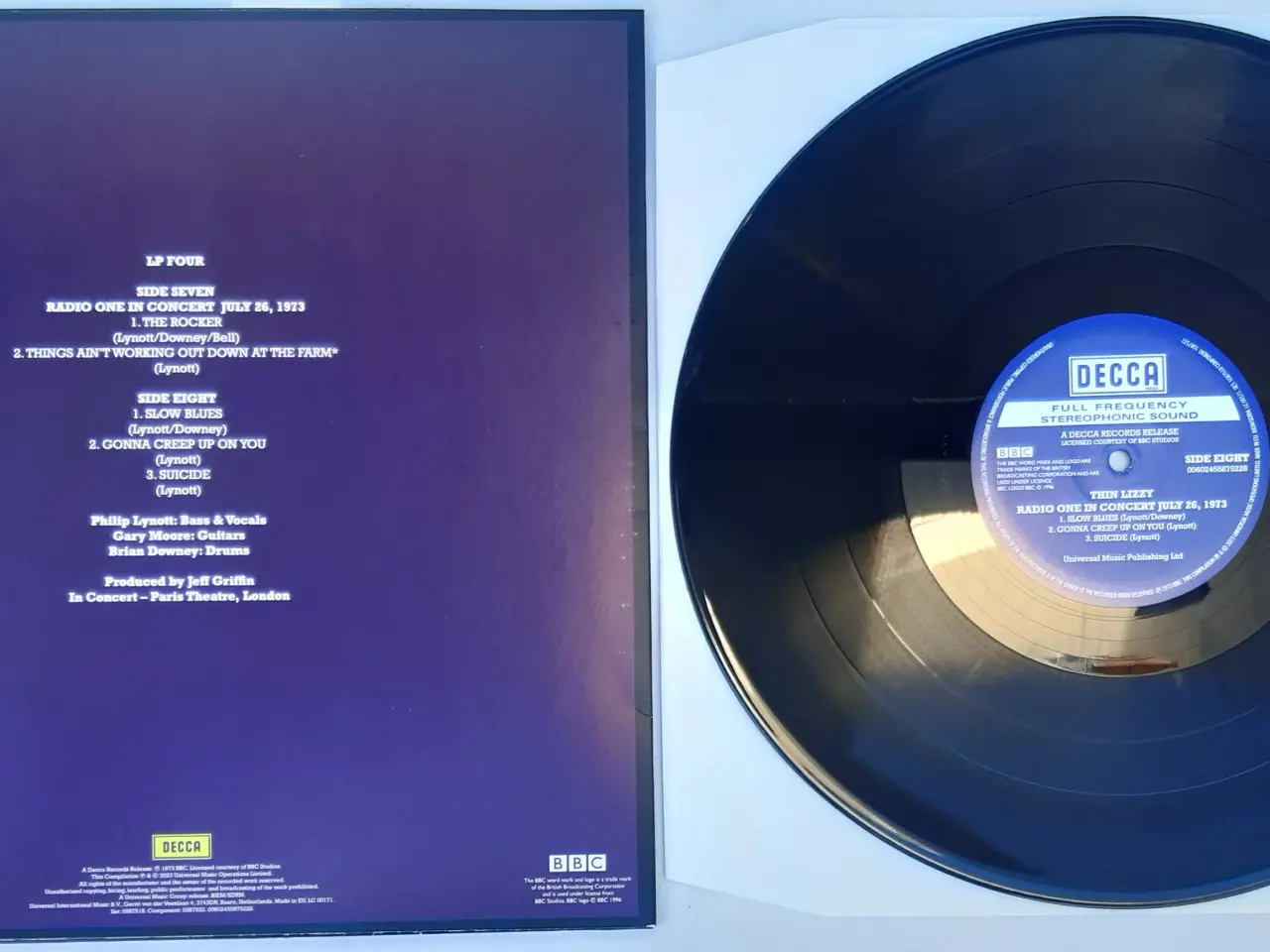 Billede 2 - Thin Lizzy .... Radio one concert 1973