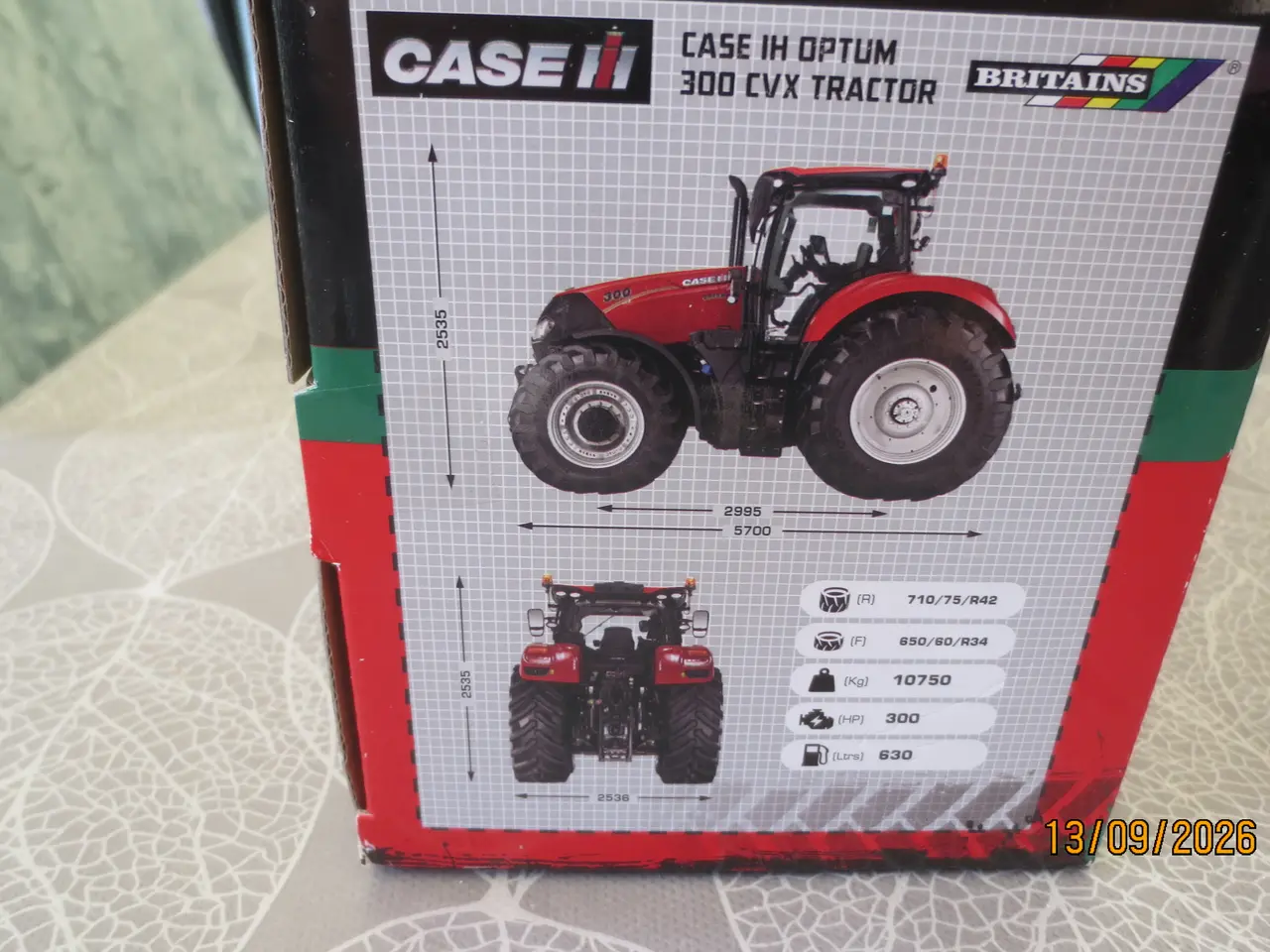 Billede 4 - 1 stk Ny Modeltraktor Case IH Optum 300