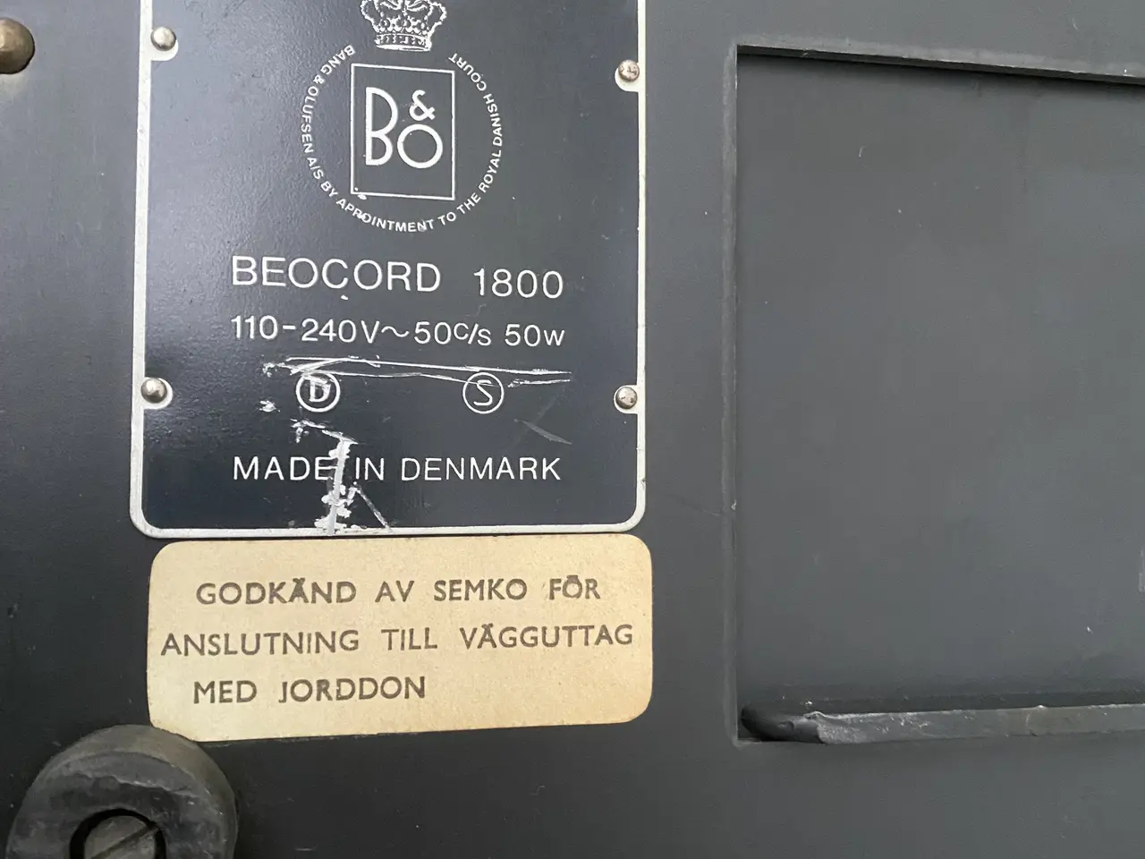 Billede 4 - Beocord 1800 4-spors båndoptager