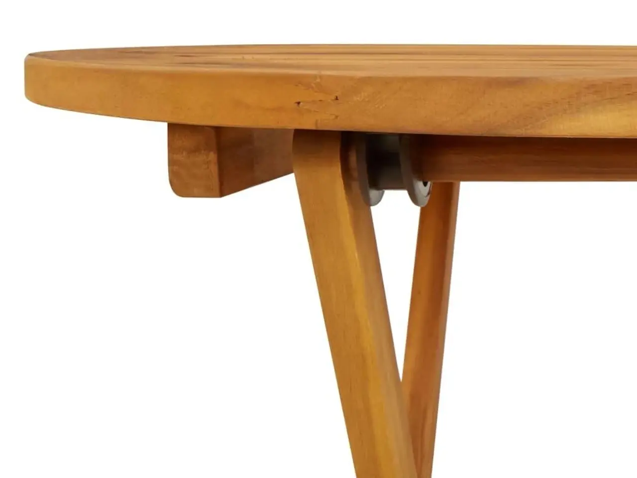 Billede 7 - Foldbart havebord i massivt akacietræ - Ø70 cm