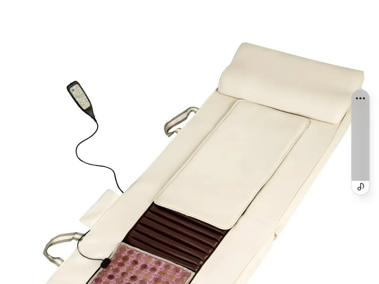 Billede 1 - Massagemåtte Shiatsu med jadestens-varmepude