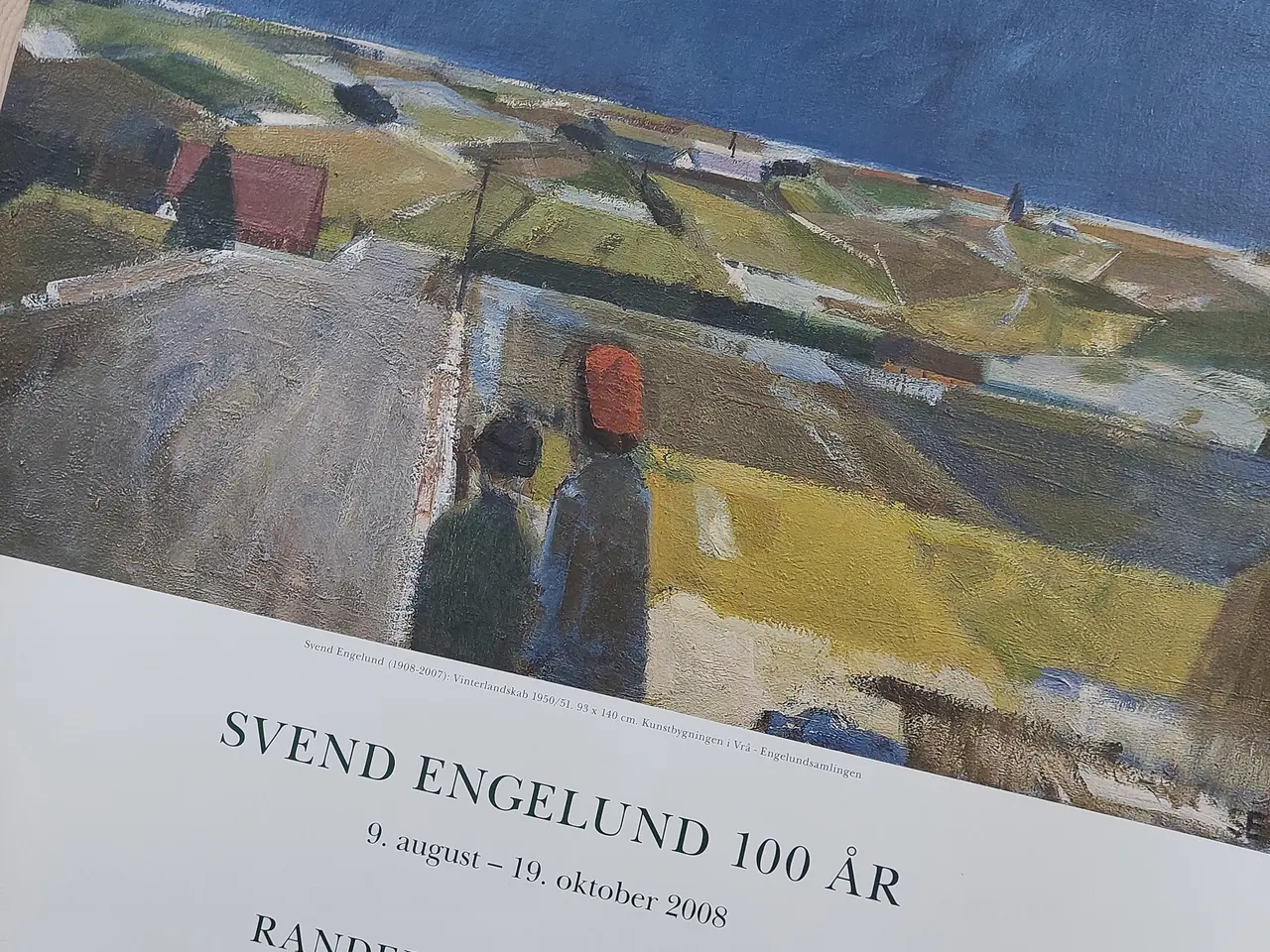 Billede 3 - Original Svend Engelund plakat (50x50) – Ubrugt